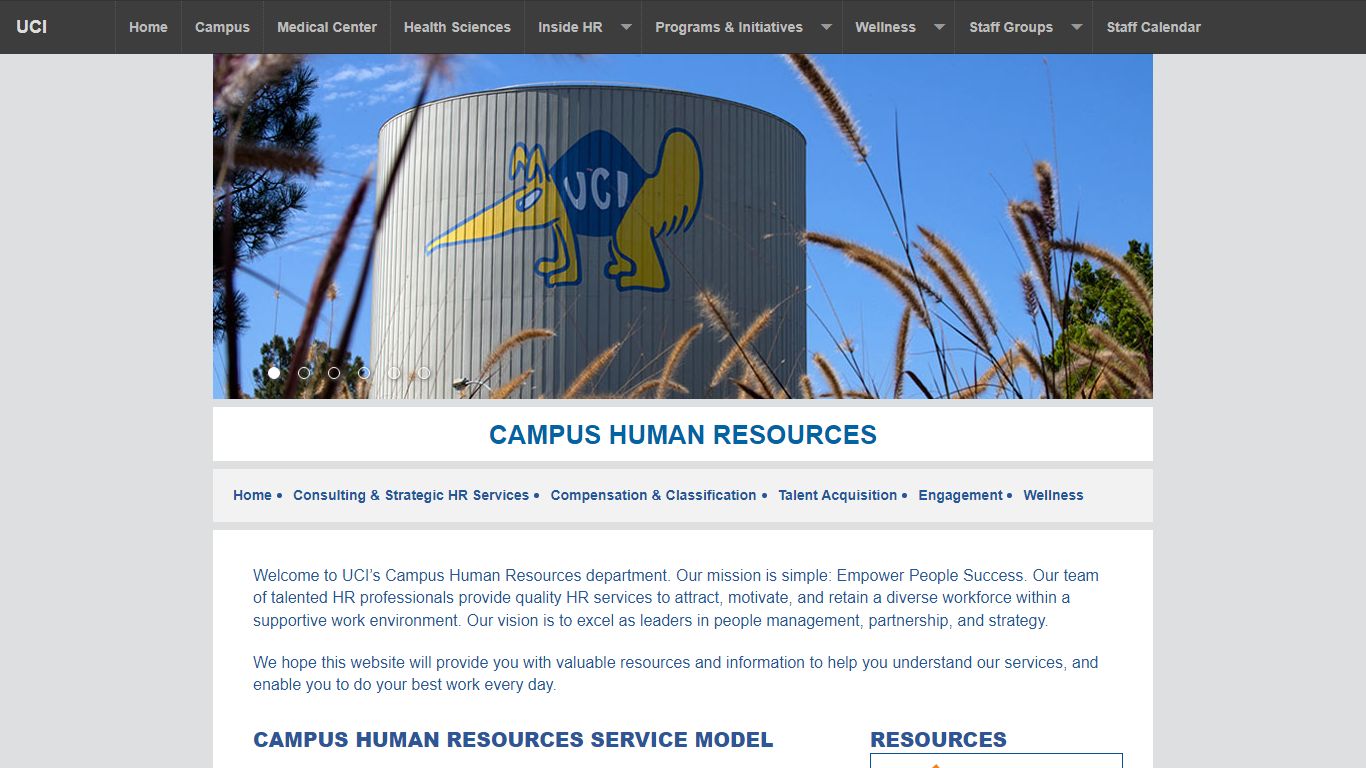 UCI Campus Human Resources | Human Resources | UCI